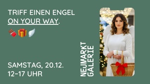 Triff einen Weihnachtsengel in der NEUMARKT Galerie!