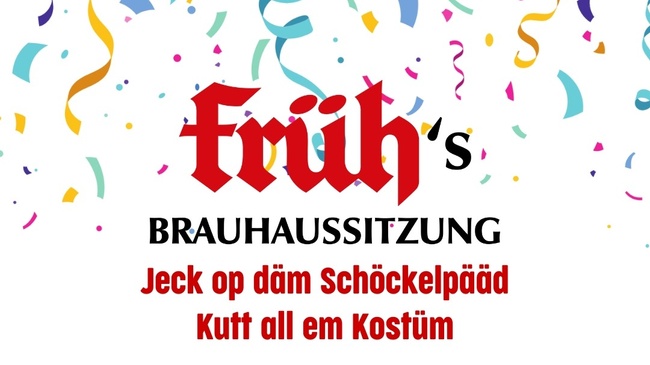FRÜH's BrauhausSitzung Jeck op däm Schöckelpääd 2027