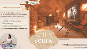 Salt x Sound zum Neumond: entspanne zu den Klängen von Kristallklangschalen im Salzklima-Ambiente
