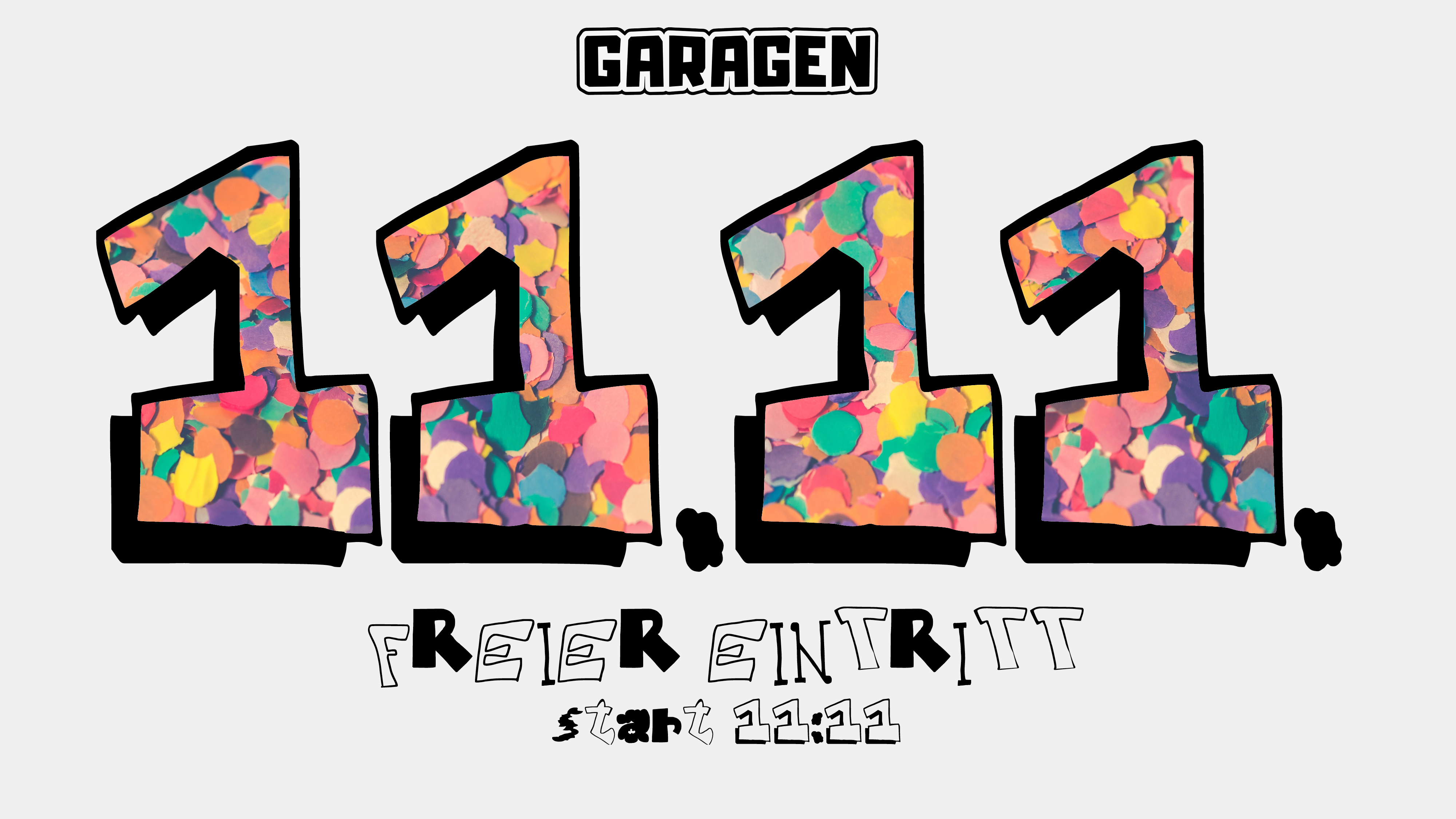 11.11. KARNEVAL IN DEN GARAGEN