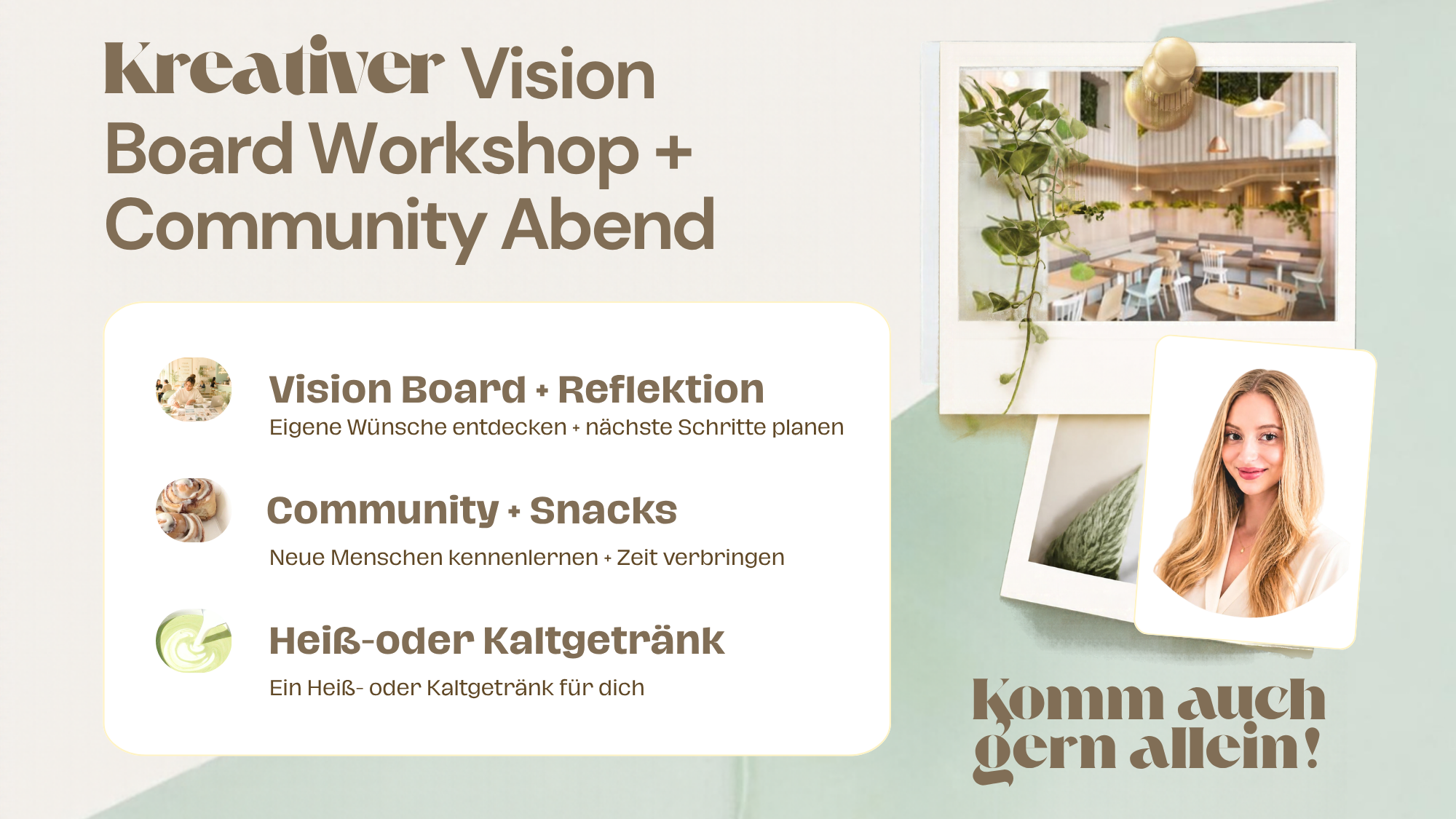 KREATIVER WORKSHOP & COMMUNITY ABEND