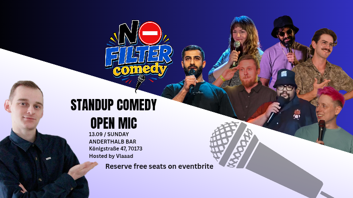 No Filter Comedy English Open Mic