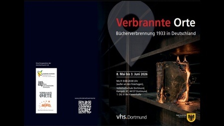 Verbrannte  Orte – Bücherverbrennung 1933 in Deutschland