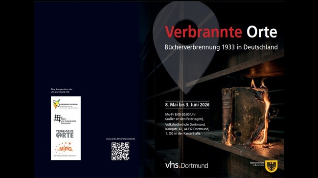 Verbrannte  Orte – Bücherverbrennung 1933 in Deutschland