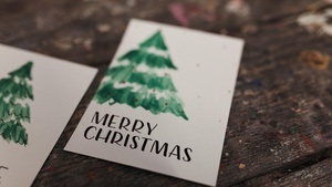 Handlettering für Familien: Gestalte deine eigenen Weihnachtskarten | Ab 9 Jahren