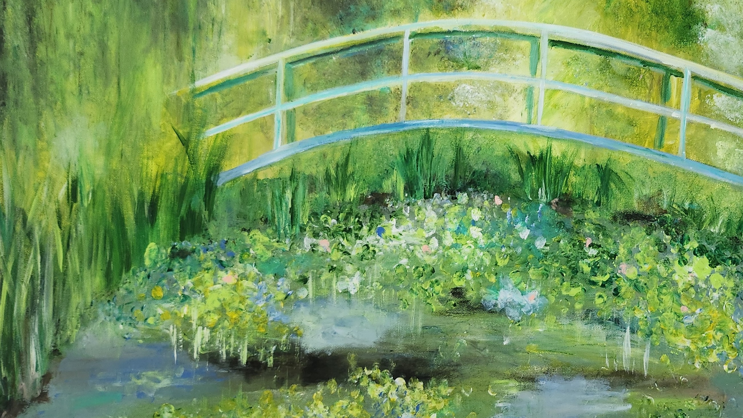 Brush Hour - Monets Garten