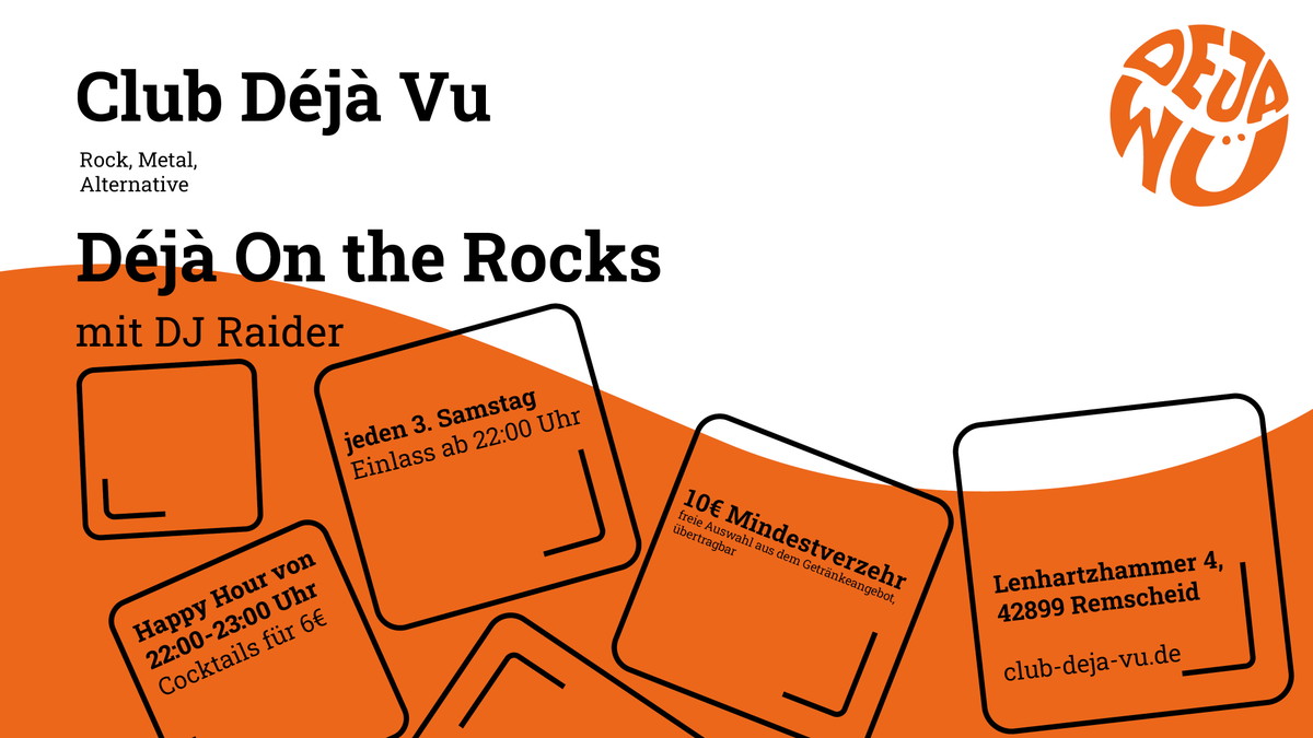 Titelbild der Veranstaltung Déjà on the Rocks