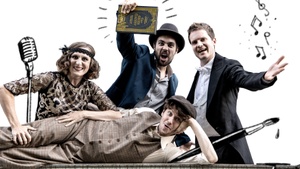 Robert Nippoldt und das Green Light Ensemble mit "Der Große Gatsby" (musikalische Lesung mit Live-Zeichnungen)