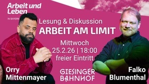 Arbeit am Limit - Orry Mittenmayer und Falko Blumenthal in München