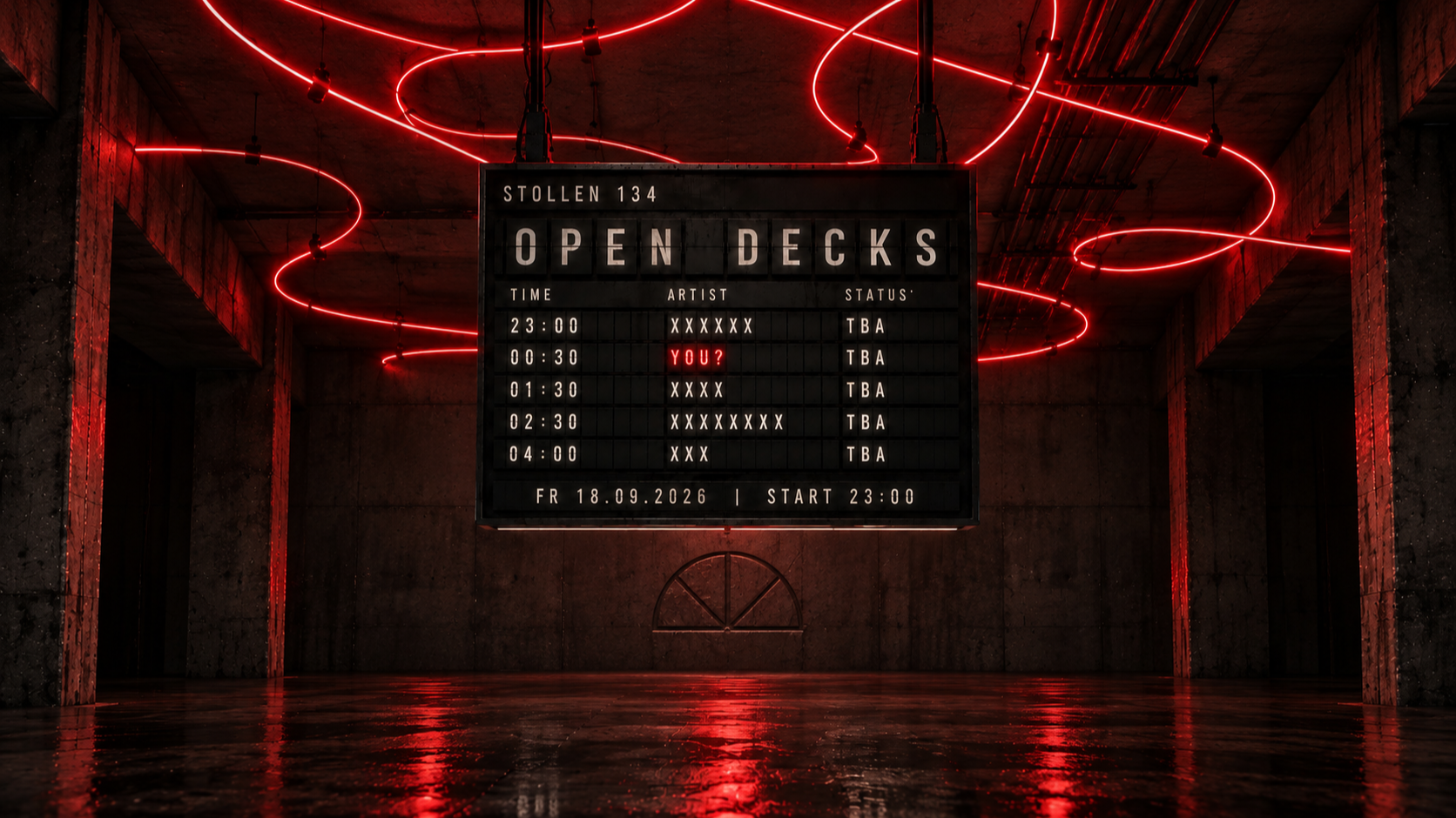 OPEN DECKS @ Stollen134 Dortmund