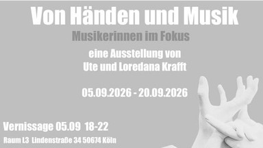 Von Händen und Musik -Frauen im Fokus Eine Ausstellung von Ute und Loredana Krafft