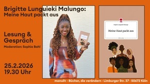 Lesung - "Meine Haut packt aus" von Brigitte Lunguieki Malungo