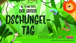 Dschungeltag für Kids von 2 bis 8 Jahren