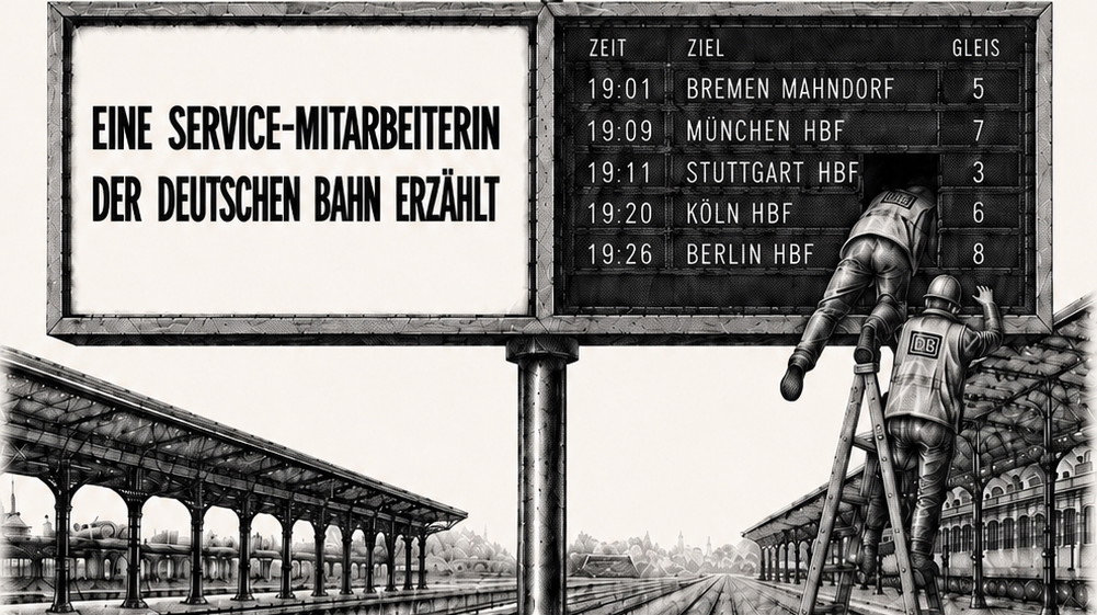 DB-Satireshow: Warten Sie auch auf den Zug?