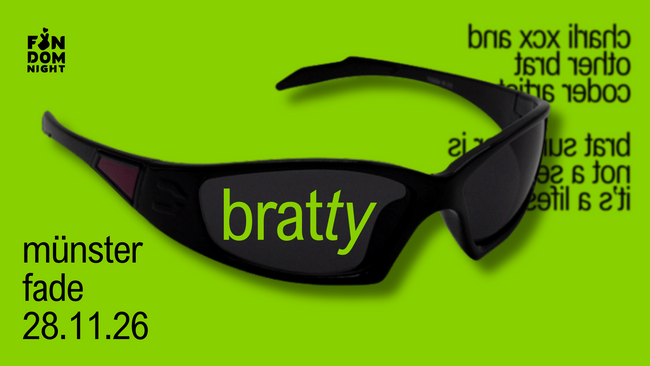 bratty • w/ charli xcx & other brat coded artists • münster