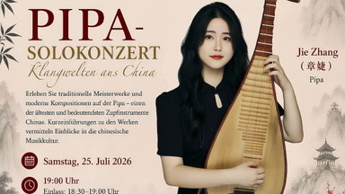 Pipa-Solokonzert „Klangwelten aus China“