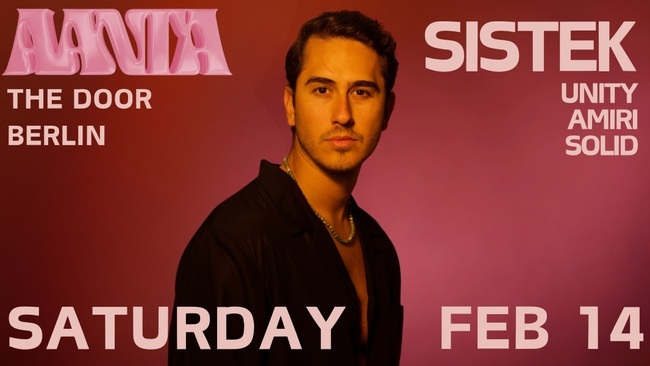 AANTA presents: SISTEK @ The Door Club Berlin