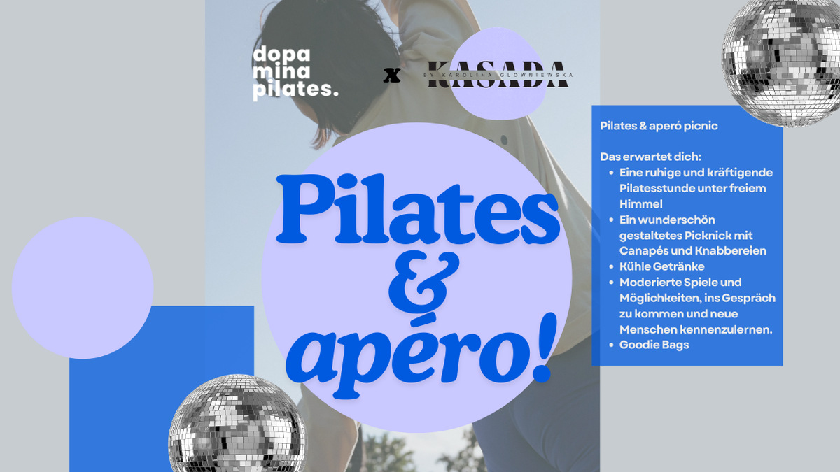 Titelbild der Veranstaltung Pilates & apero!