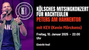 MitSingKunzät vür Naaksüüle, kostenloses Mitsingkonzert mit KEV - Kevin Mörkens