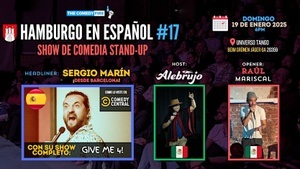 Hamburgo en Español #17 Comedia stand-up en tu idioma - Primer show de 2025