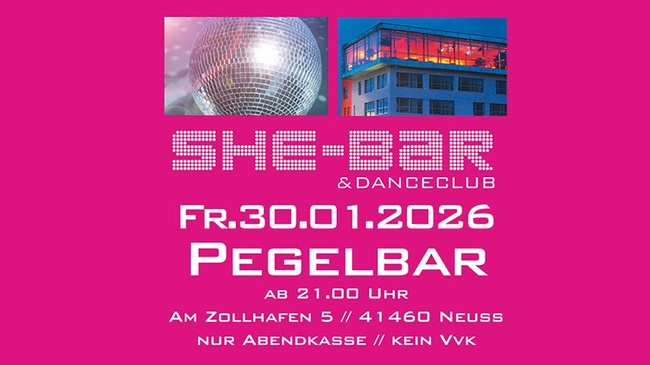 SHE-BAR & Danceclub - die Frauenparty in Neuss (Krefeld, Düsseldorf, Köln, NRW)