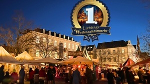 Mittelalterlicher Markt zur Weihnachtszeit