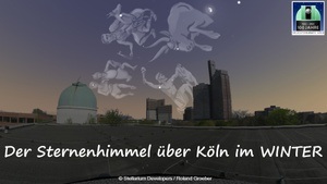 Der Sternenhimmel über Köln im Winter