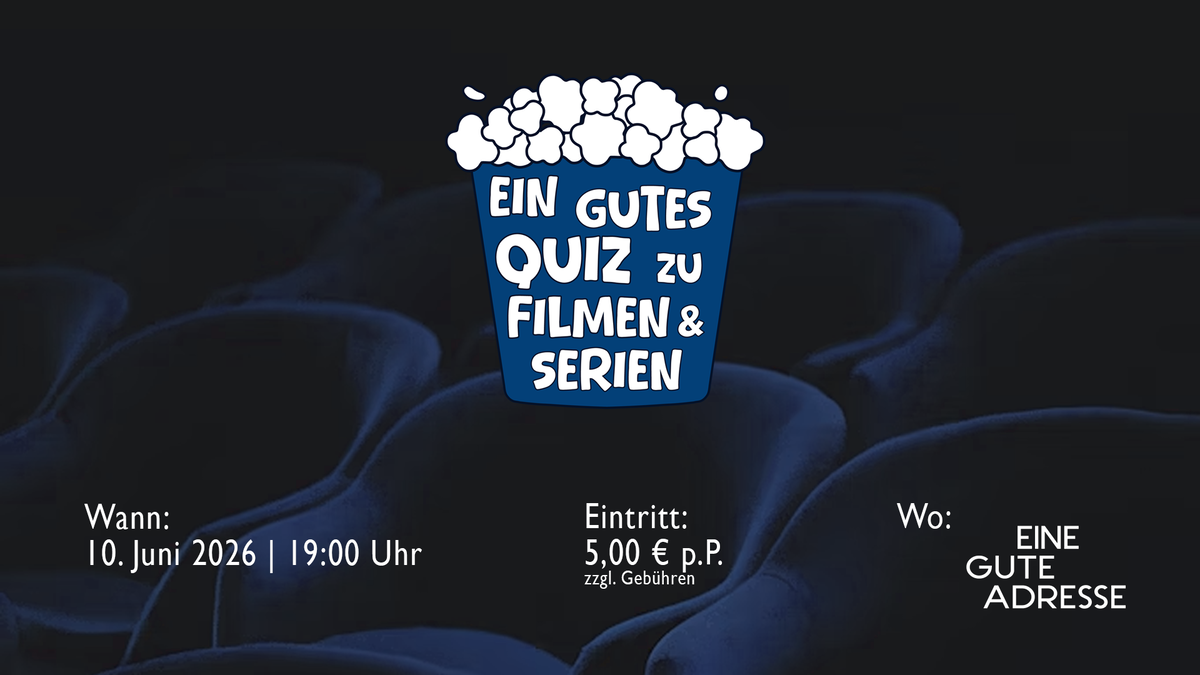 Titelbild der Veranstaltung Ein gutes Quiz: Filme und Serien