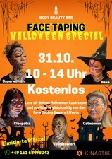 Face Taping Halloween Beauty Special