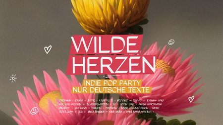 Wilde Herzen • Die Indie Pop Party mit deutschen Texten • Paula Dresden