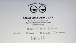 Langschläfer Flohmarkt Ratsmühlendamm