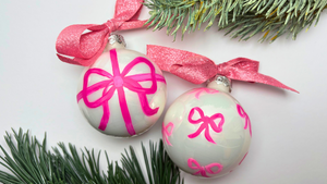 Weihnachtskugeln bemalen