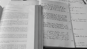 Tag der Handschrift “Verstand in der Hand – Kuschel das Hirn – Handschrift und Denken“ MMKoehn & Helmut Brade im Gespräch mit Elisa Meyer und Christoph Mackert