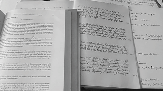 Tag der Handschrift “Verstand in der Hand – Kuschel das Hirn – Handschrift und Denken“ MMKoehn & Helmut Brade im Gespräch mit Elisa Meyer und Christoph Mackert