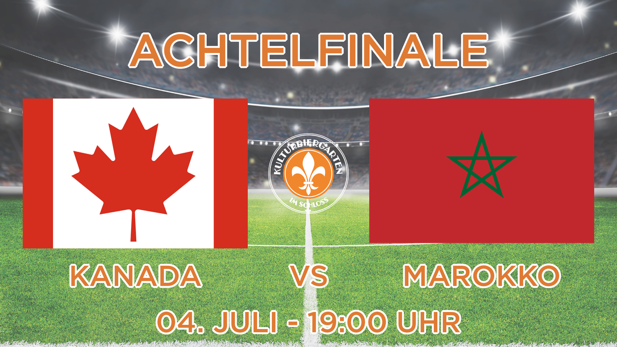 Public Viewing WM 2026 Mainz - Achtelfinale Kanada VS Marokko - 04. Juli 2026 / 19:00 Uhr
