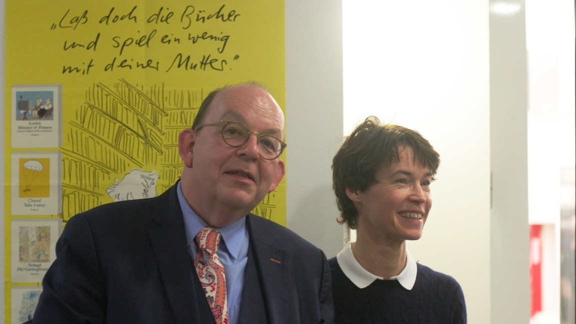 Titelbild der Veranstaltung Denis Scheck & Eva Gritzmann: Leibspeisen.