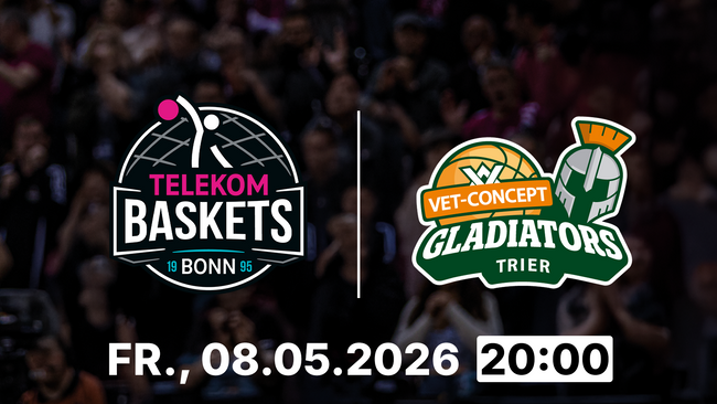 Telekom Baskets Bonn vs. VET-CONCEPT Gladiators Trier