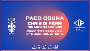 SOLAR pres. PACO OSUNA at CHRIS DI PERRIs BDay at Wartesaal