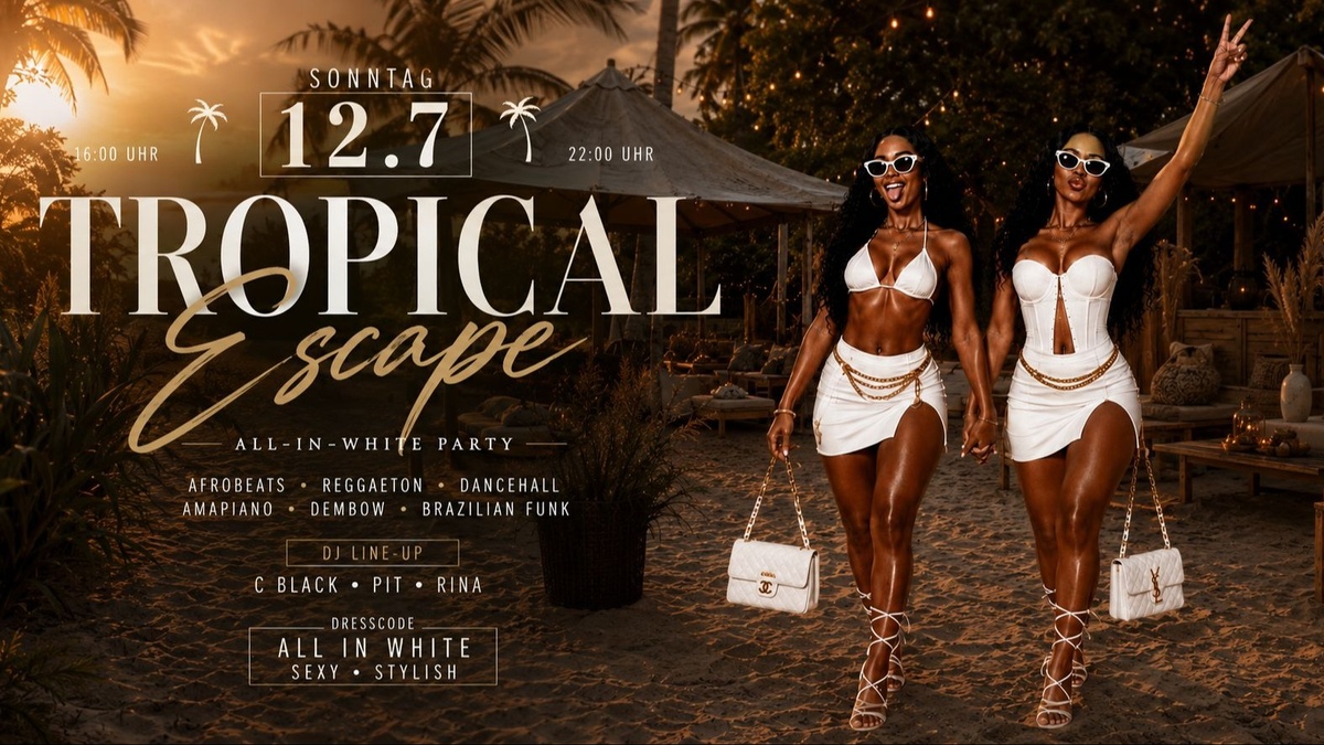 TROPICAL ESCAPE OPEN AIR - WHITE PARTY - SO. 12.07.26 @ PRATERSTRAND