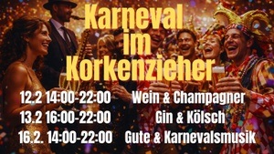 Karneval im Korkenzieher