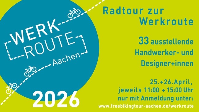 Radtour zur Werkroute - 33 Austeller - 18 Stationen