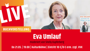 Buchvorstellung  Eva Umlauf, moderiert von Shelly Kupferberg