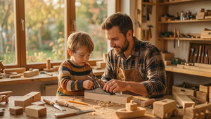 Werkkurs für Kinder & Eltern in Köln – Werken mit Holz (ab 4 Jahre)