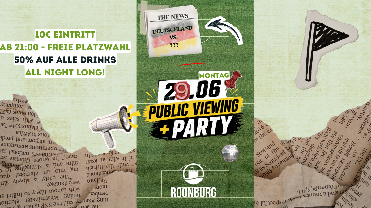 WM Public Viewing @ College Monday - 50% AUF ALLE DRINKS!