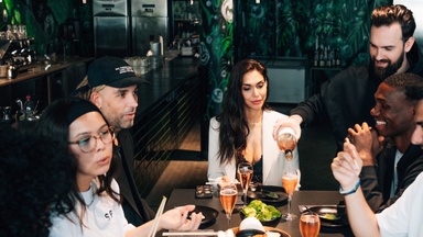 Bottomless Lunch "so viel Schaumwein, wie du trinken kannst"