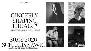Gingerly Shaping The Air, Pt3 – live