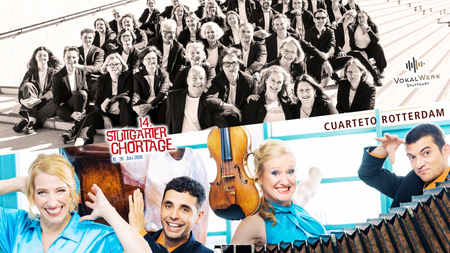 SOMMERSERENADE TANGO: Eröffnungskonzert der 14. Stuttgarter Chortage mit dem VokalWerk Stuttgart e.V. & Cuarteto Rotterdam