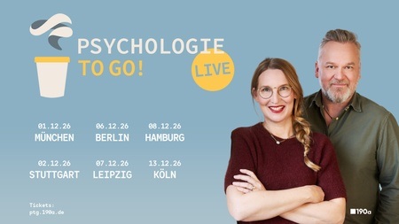 Psychologie to go! LIVE - Warum du deinem Kopf nicht glauben solltest. Aber deinem Bauch auch nicht!