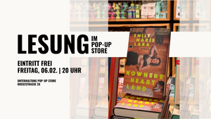 Lesung im Pop-Up Store