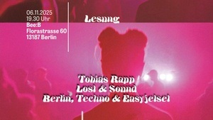Lesung mit Tobias Rapp "Lost & Sound - Berlin, Techno & Easyjetset"